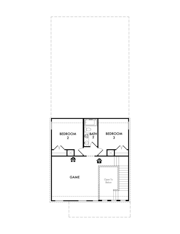 Marion New Home Plan For Sale in Heartland TX - Second Floor