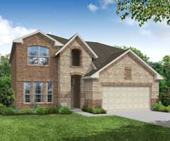 thumb_Raleigh New Home Floorplan for Sale in Dallas-Fort Worth_Elevation J