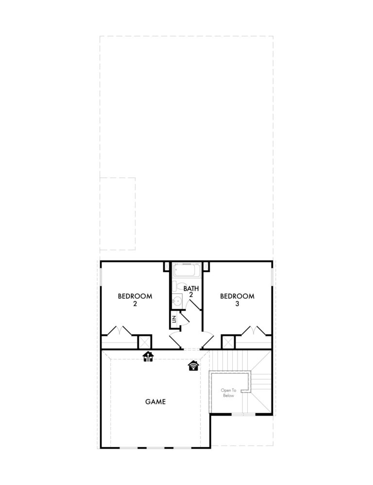 Harwood New Home Plan For Sale in Heartland TX - Second Floor