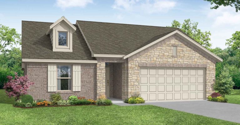 Cheyenne - New Home Floor Plan in Sanger TX - Elevation L