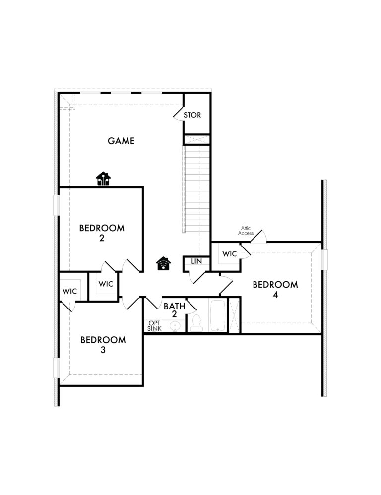 Stirling Floor Plan - Second Floor