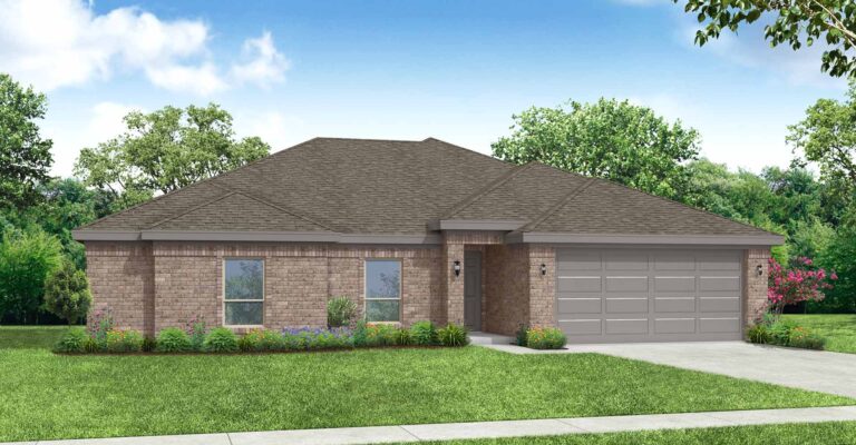 Pembridge II New Home Floorplan for Sale in Dallas-Fort Worth_Elevation A