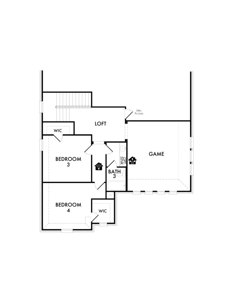 Winchester Floor Plan - Second Floor
