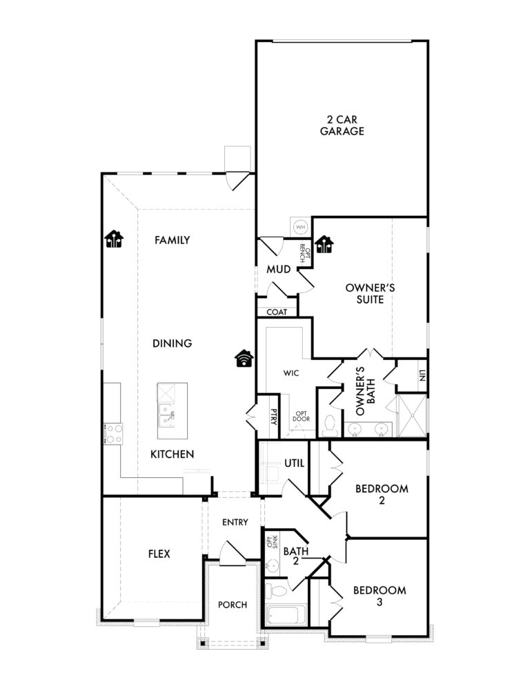 Salinas Floor Plan - First Floor