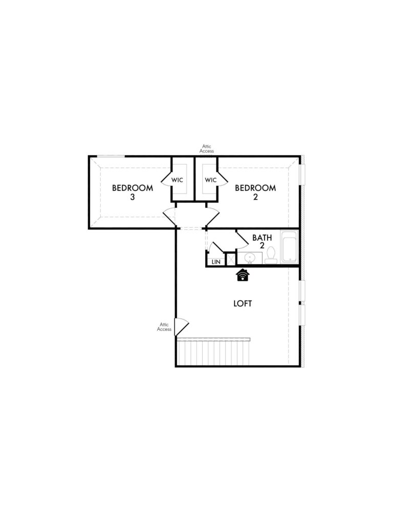 Newport Floor Plan - Second Floor