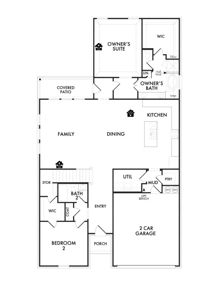 Brighton Floor Plan - First Floor