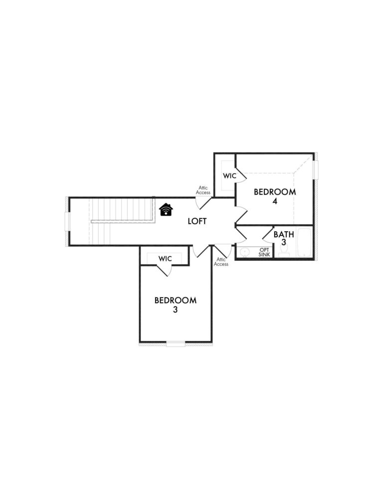 Brighton Floor Plan - Second Floor