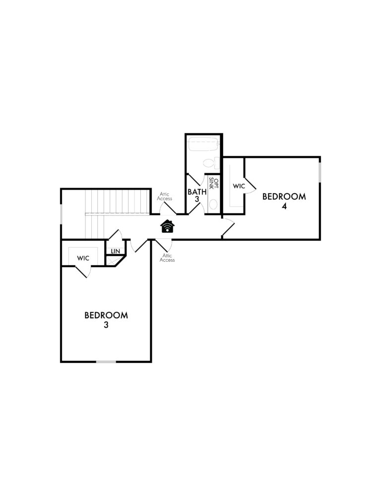 Sommerville Floor Plan - Second Floor