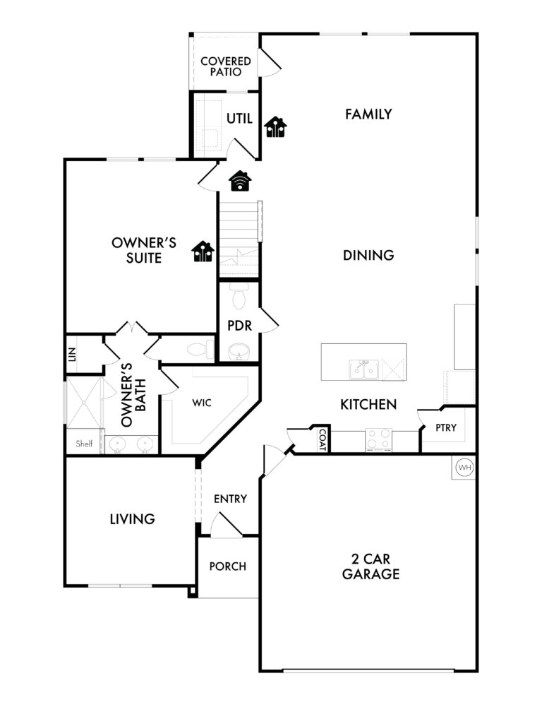 Wyler Floor Plan - First Floor