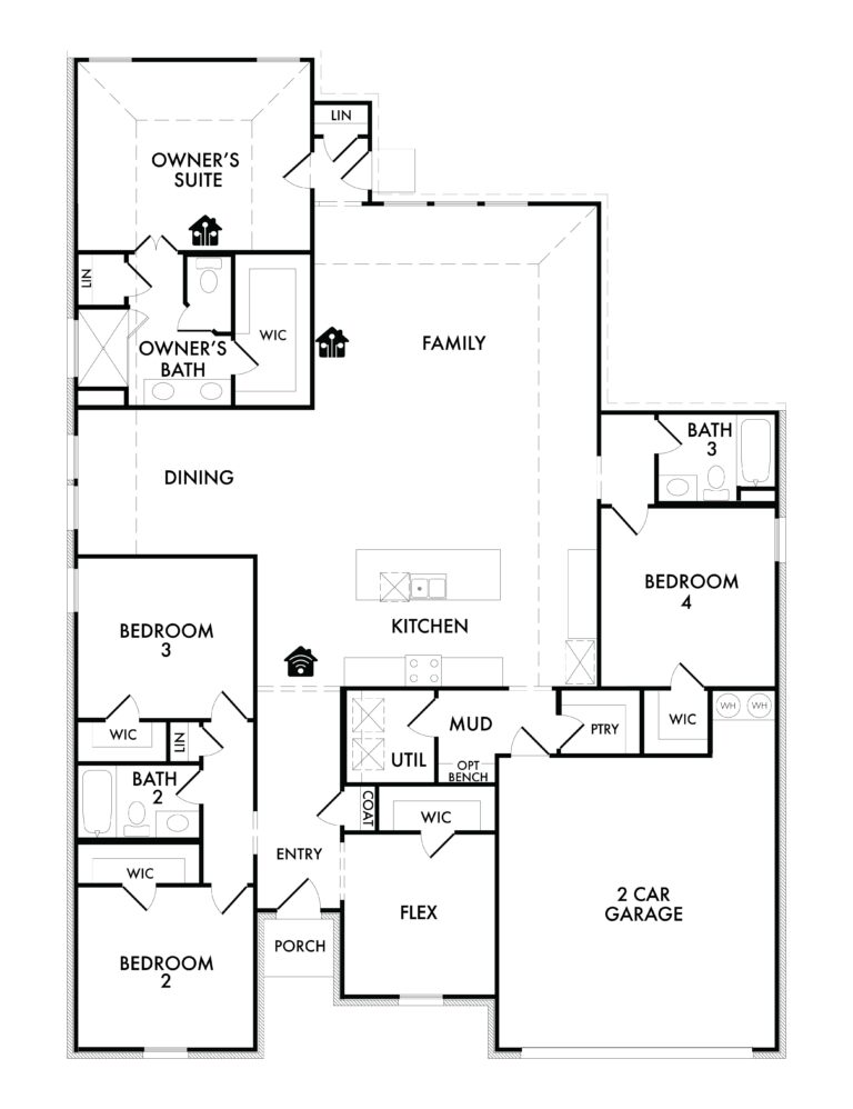 Walden II - New Home Floor Plan in Sanger TX