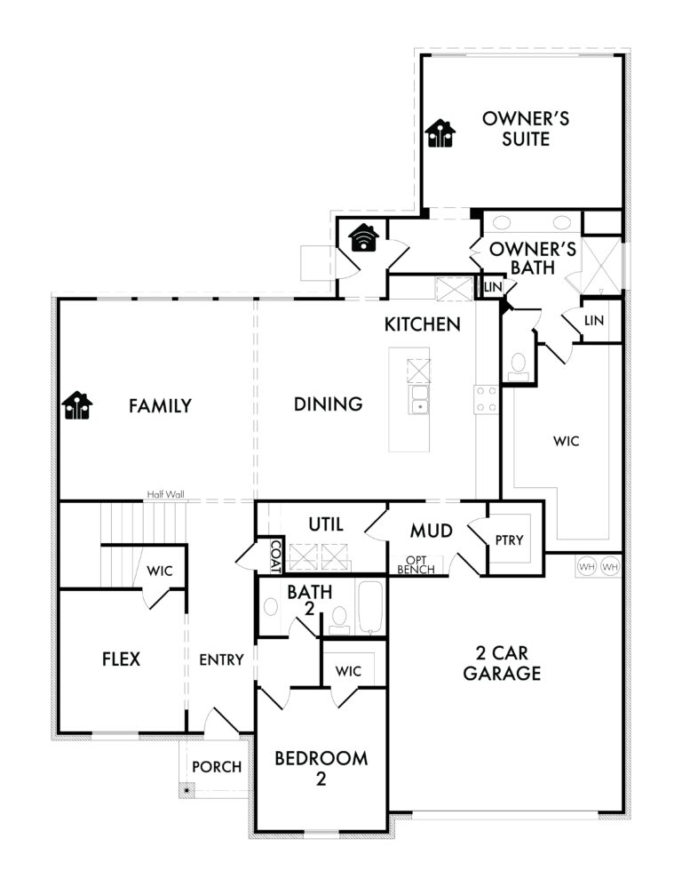 Radcliffe II Floor Plan - First Floor
