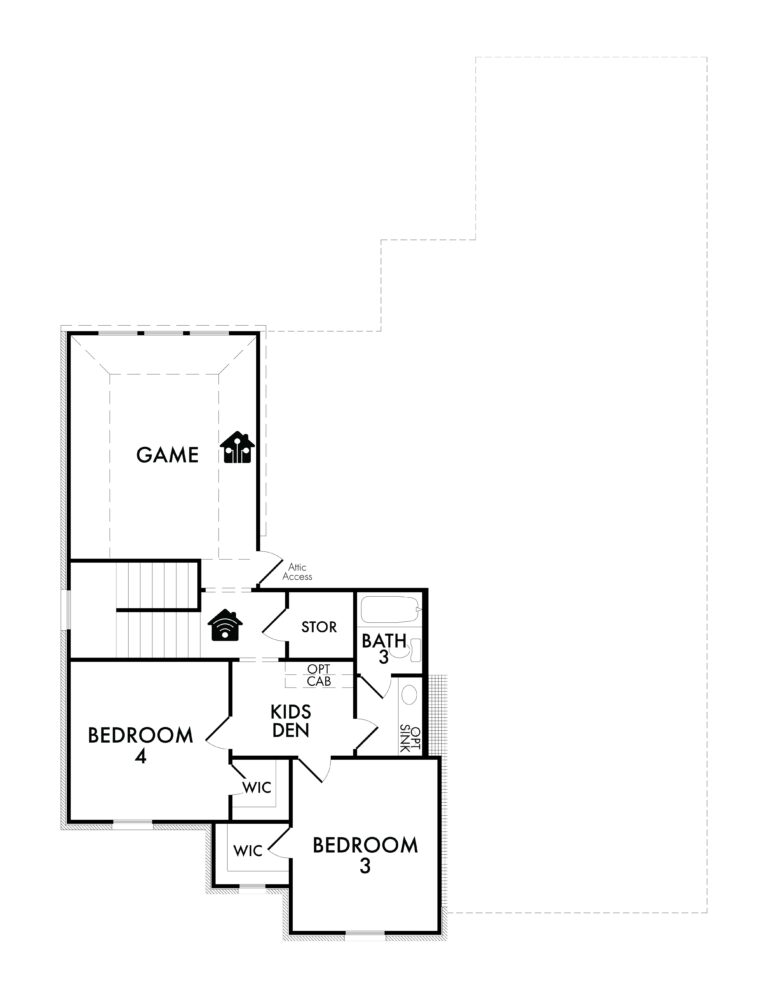 Radcliffe II Floor Plan - Second Floor