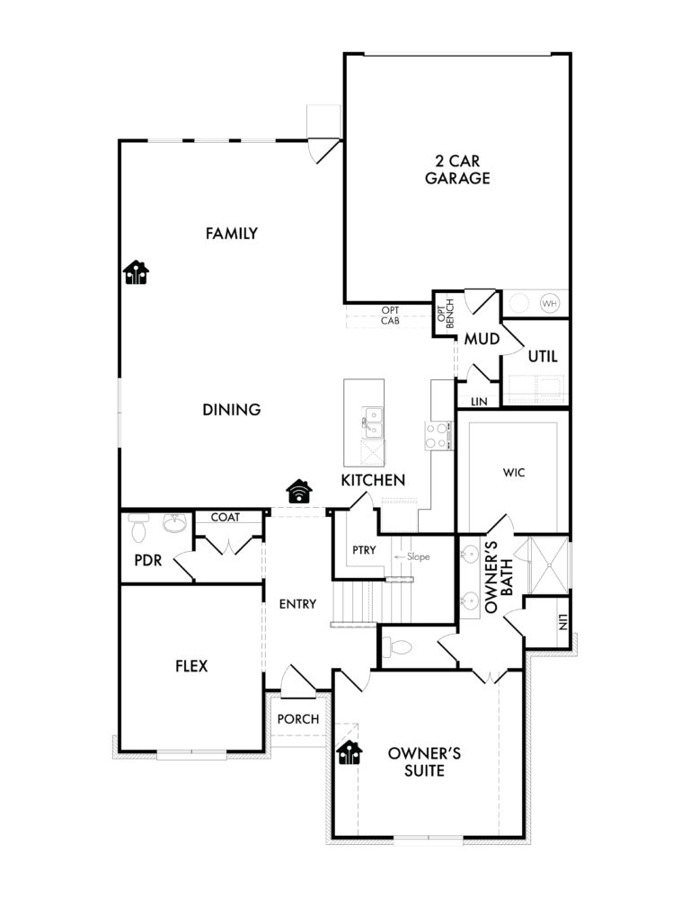 Dozier Floor Plan - First Floor