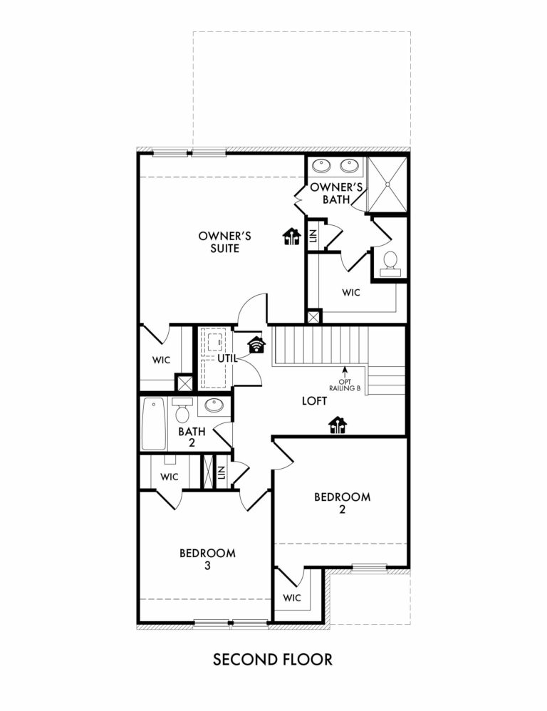 Second Floor - Caddo Floorplan