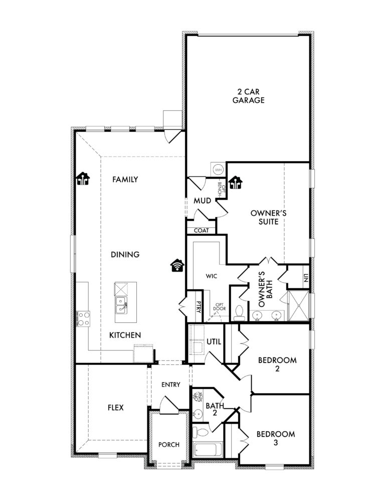 Salinas Floor Plan - First Floor