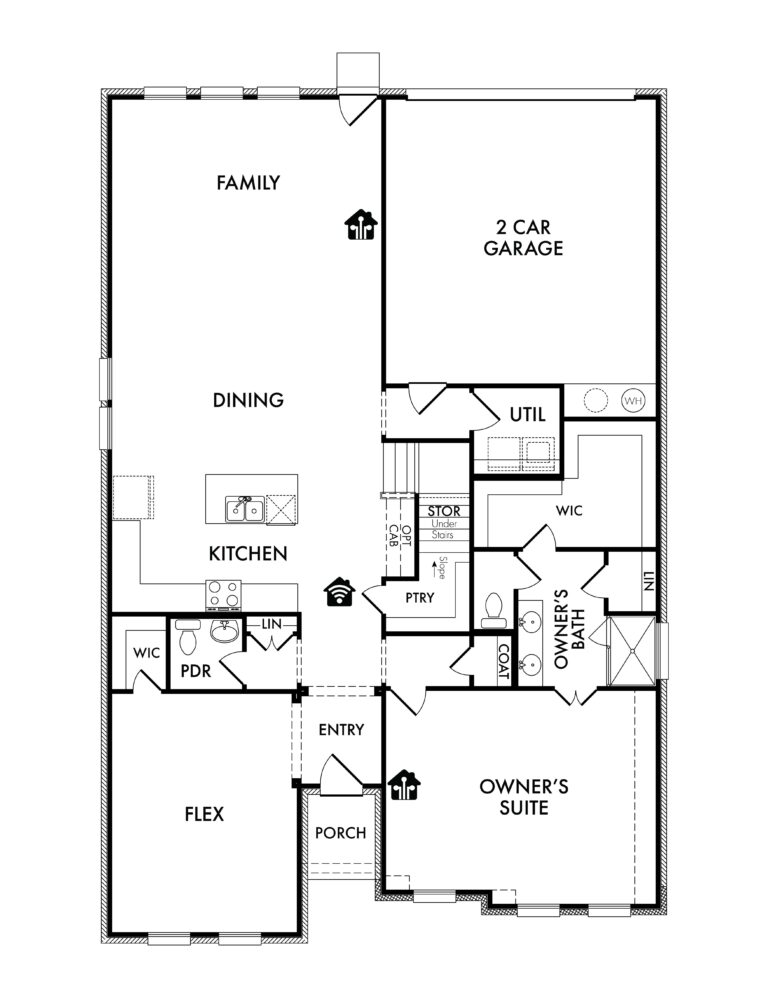 Brewer Floor Plan - First Floor