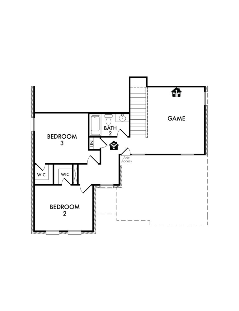 Brewer Floor Plan - Second Floor