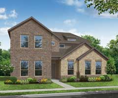 thumb_Brewer New Home Floorplan for Sale in Dallas-Fort Worth_Elevation L