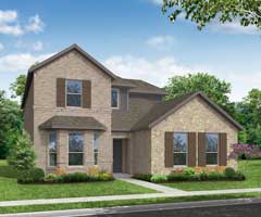 thumb_Dozier New Home Floorplan for Sale in Dallas-Fort Worth_Elevation L