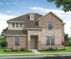 thumb_Oliver New Home Floorplan for Sale in Dallas-Fort Worth_Elevation L