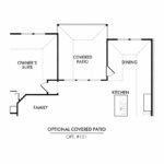 Optional Extended Covered Patio - Dover Floorplan