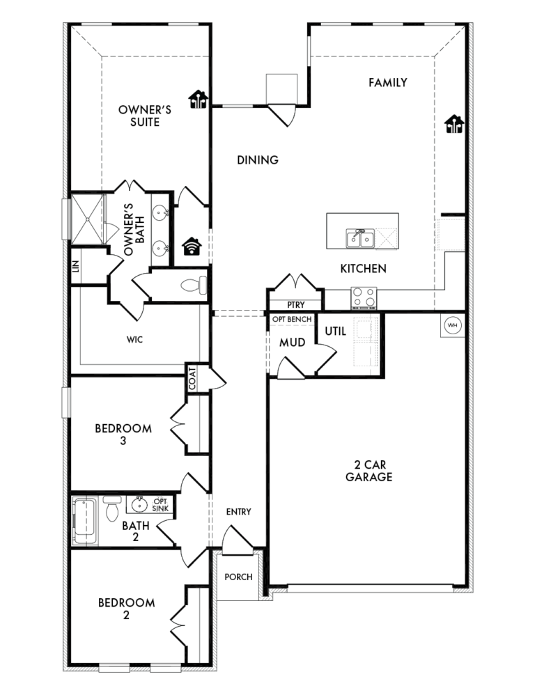 Boston - New Home Floor Plan in Sanger TX