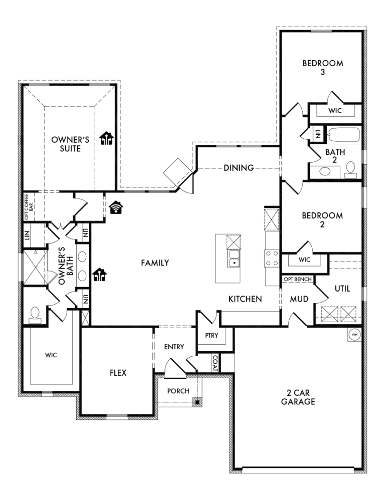New Home Floorplan in Sanger TX - Alderbury II