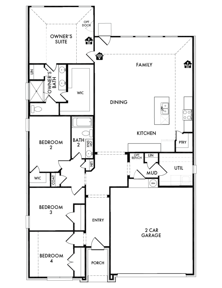 Austin - New Home Floor Plan in DFW