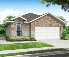 thumb_Hickory New Home Floorplan for Sale in Dallas-Fort Worth_Elevation K