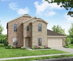 thumb_Radcliffe II New Home Floorplan for Sale in Dallas-Fort Worth_Elevation K