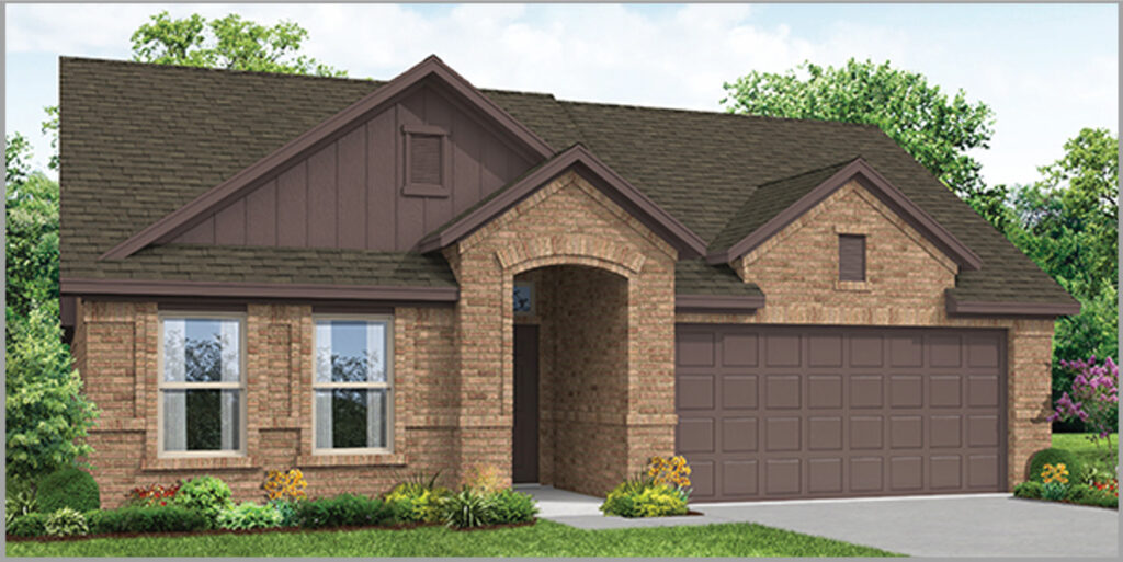 Austin in DeBerry Reserve DFW Home Builders Impression Homes