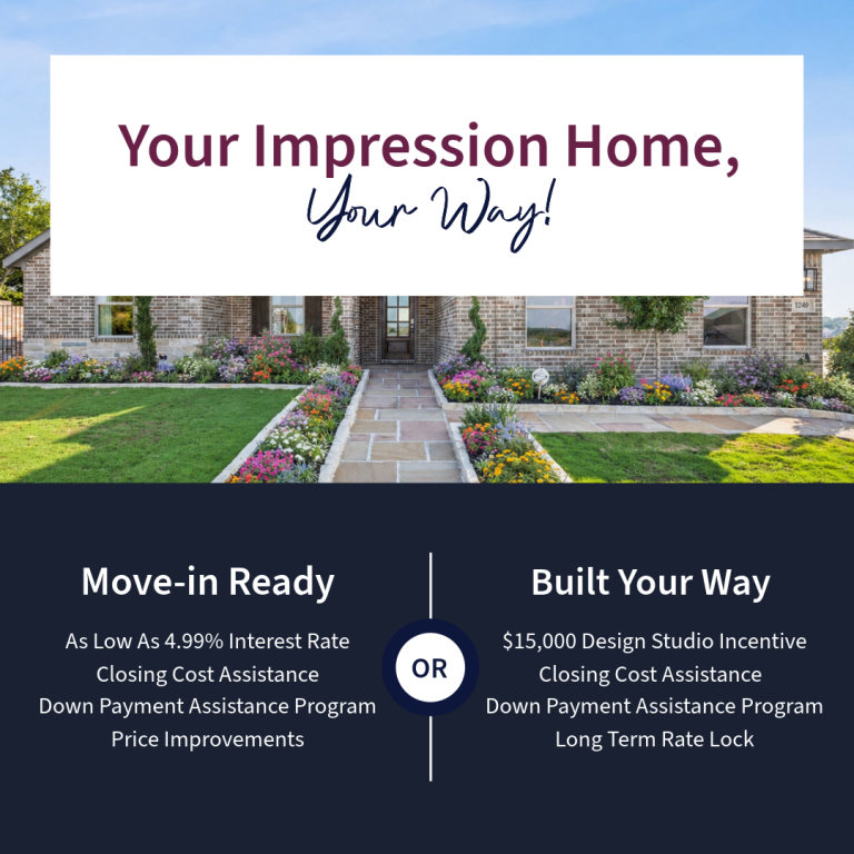 impression homes Right here Right now